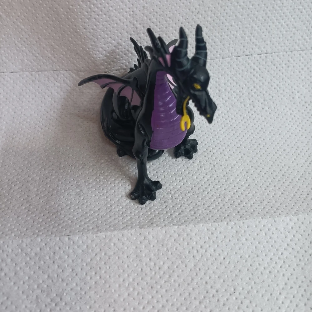Disney Black and Purple Dragon Plush Toy
